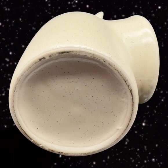 Ceramic Pig House Kitchen Scrubby Sponge Holder Light Brown Container 5”T 2.5”W - Picture 3 of 10